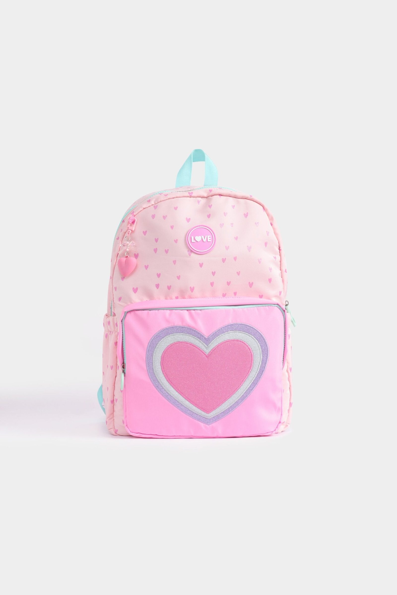 Embroidered Heart Backpack