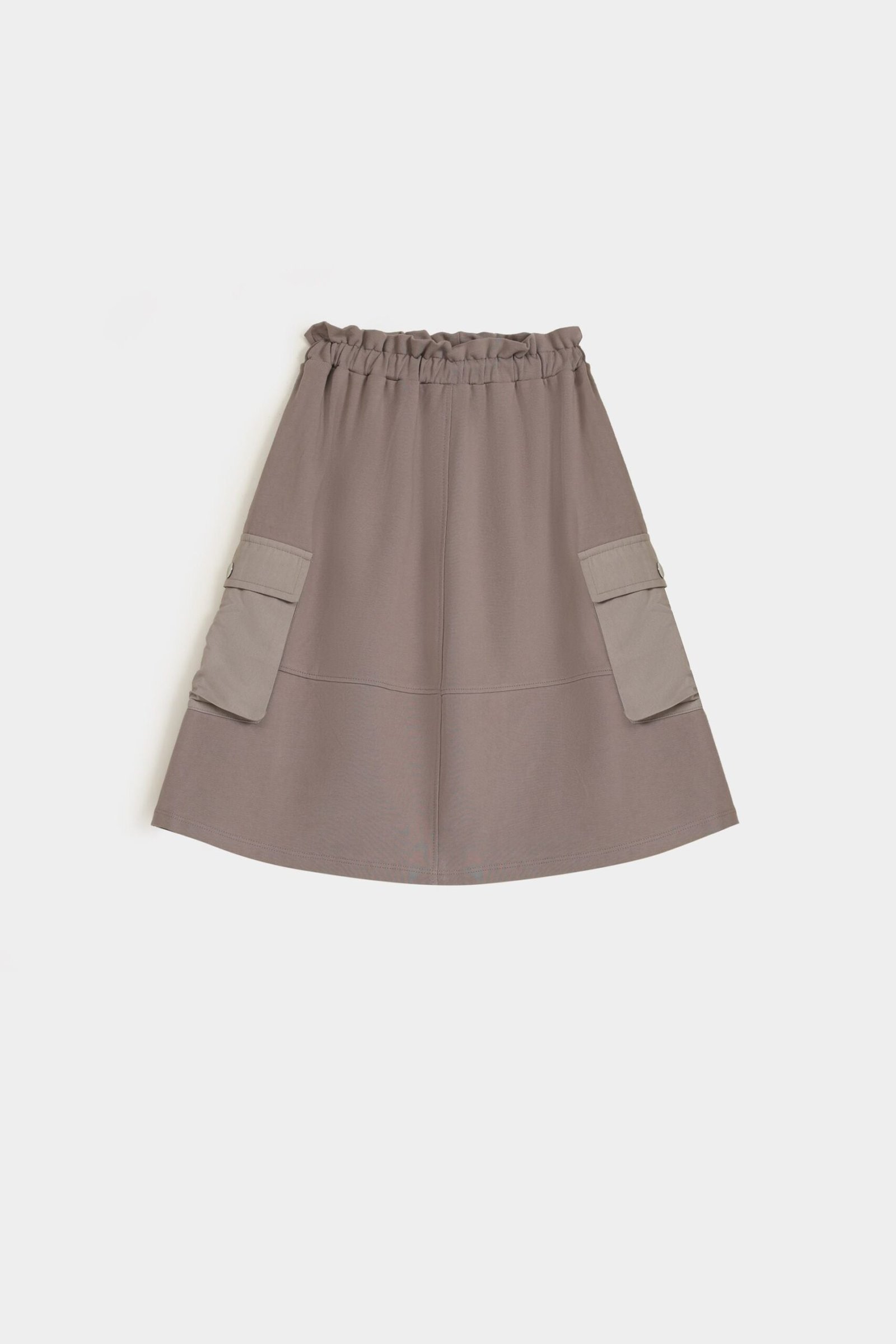 Midi Skirt With Side Flap Pockets - Image 3