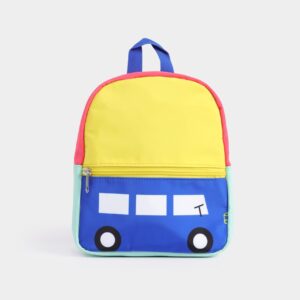 Color-Block School Backpack