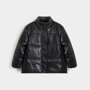 Mock Neck Quilted Puffer Jacket