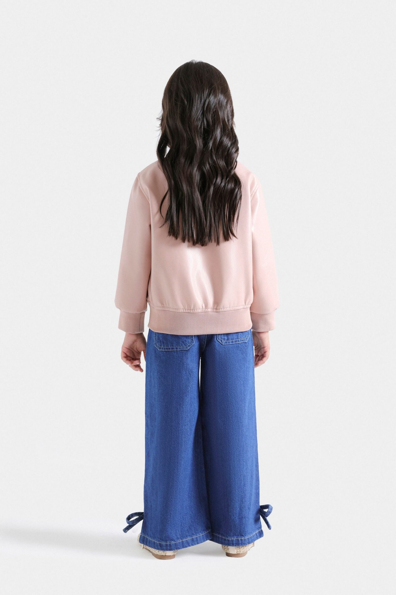 Faux Leather Bomber Jacket - Image 6