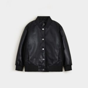 Bomber Faux Leather Jacket