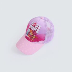 Character Print Mesh Cap
