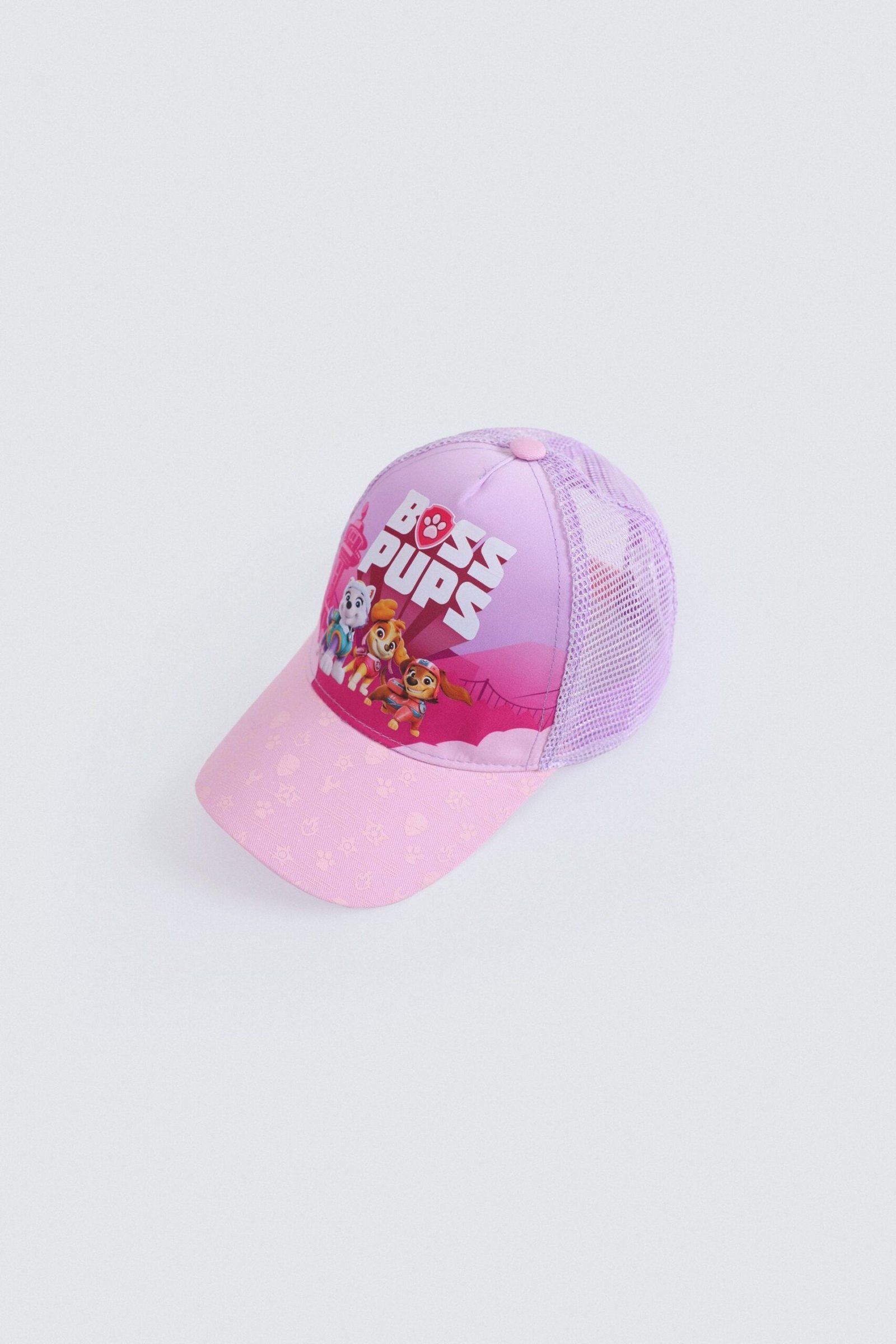 Character Print Mesh Cap