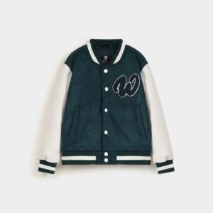 Varsity Suede Jacket