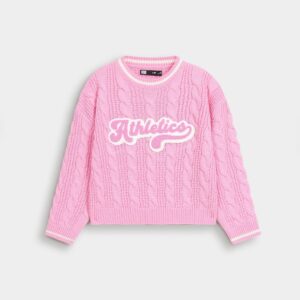Varsity Cable Knitted Sweater