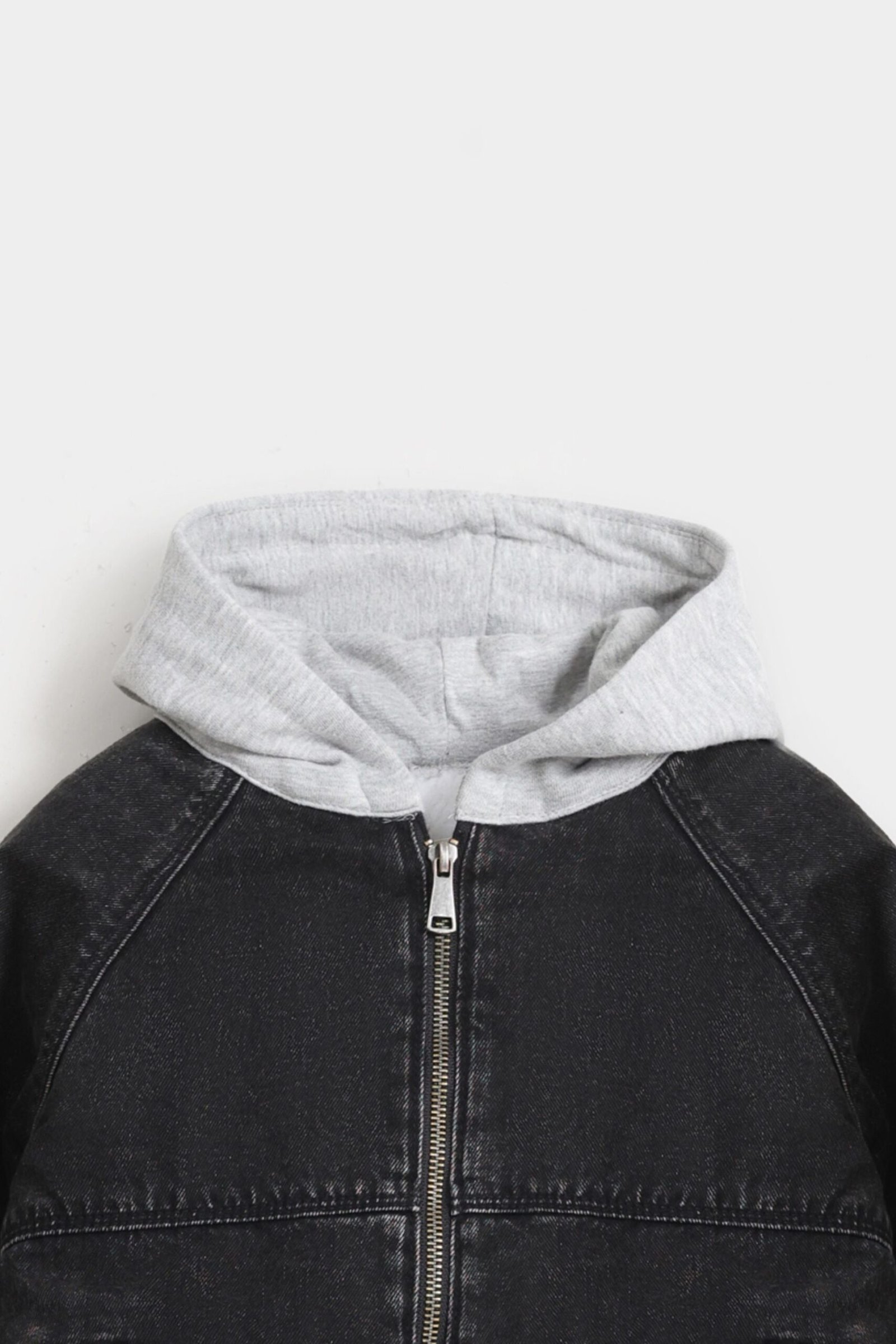 Denim Jacket With Hood - Image 2