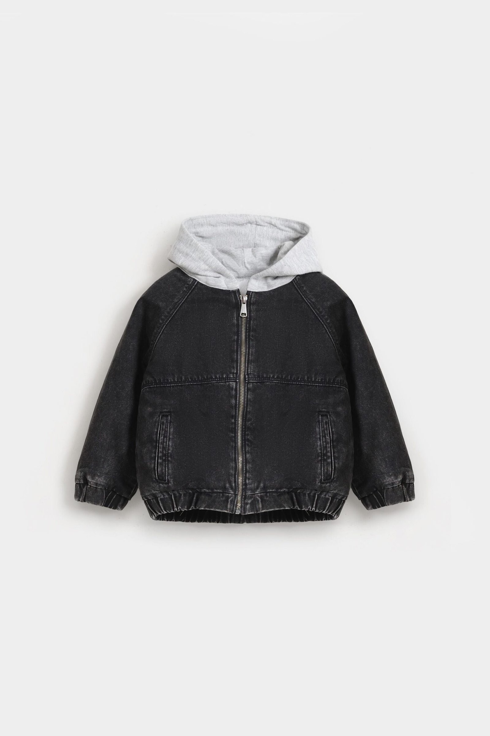Denim Jacket With Hood