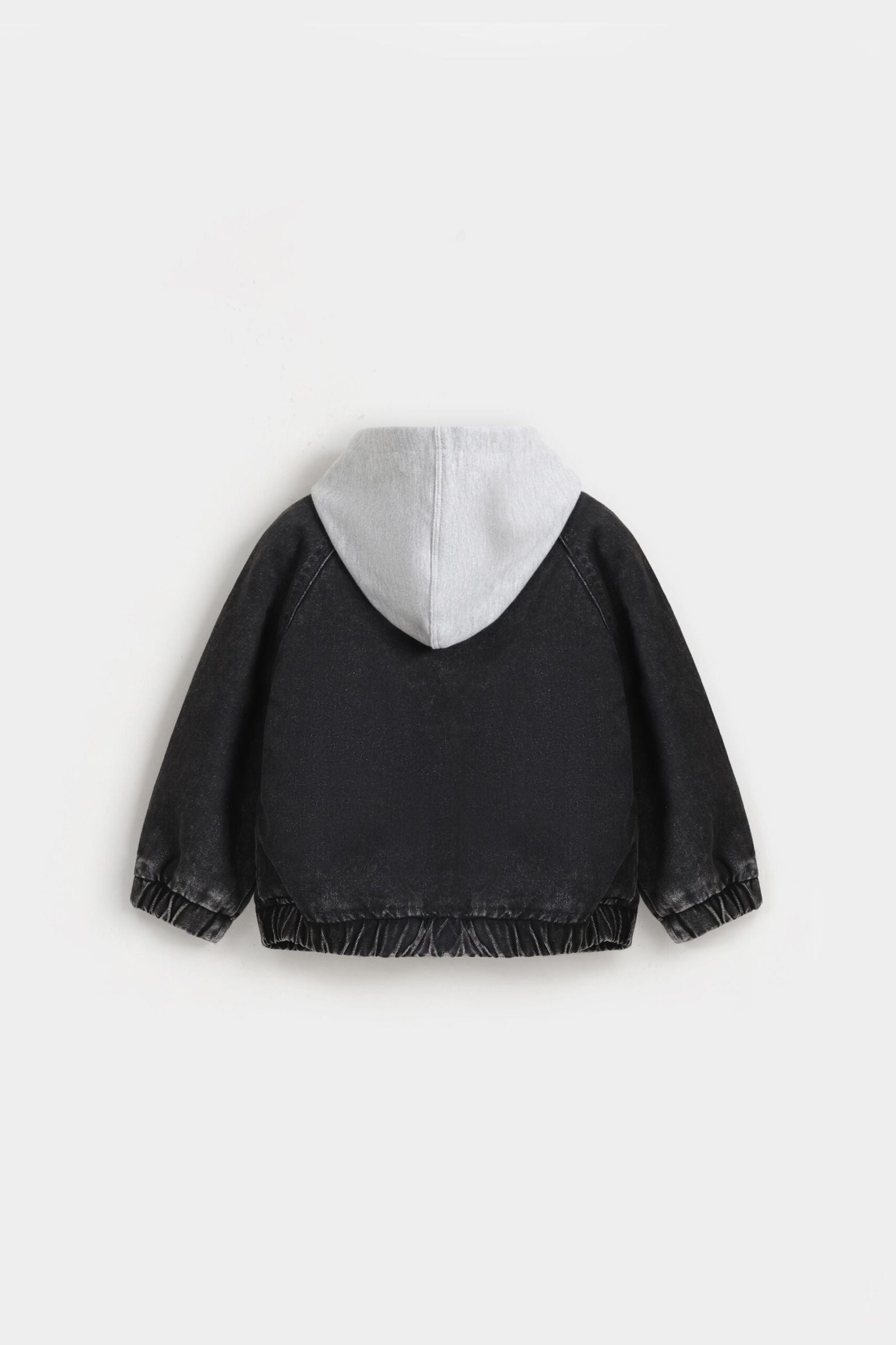 Denim Jacket With Hood - Image 3