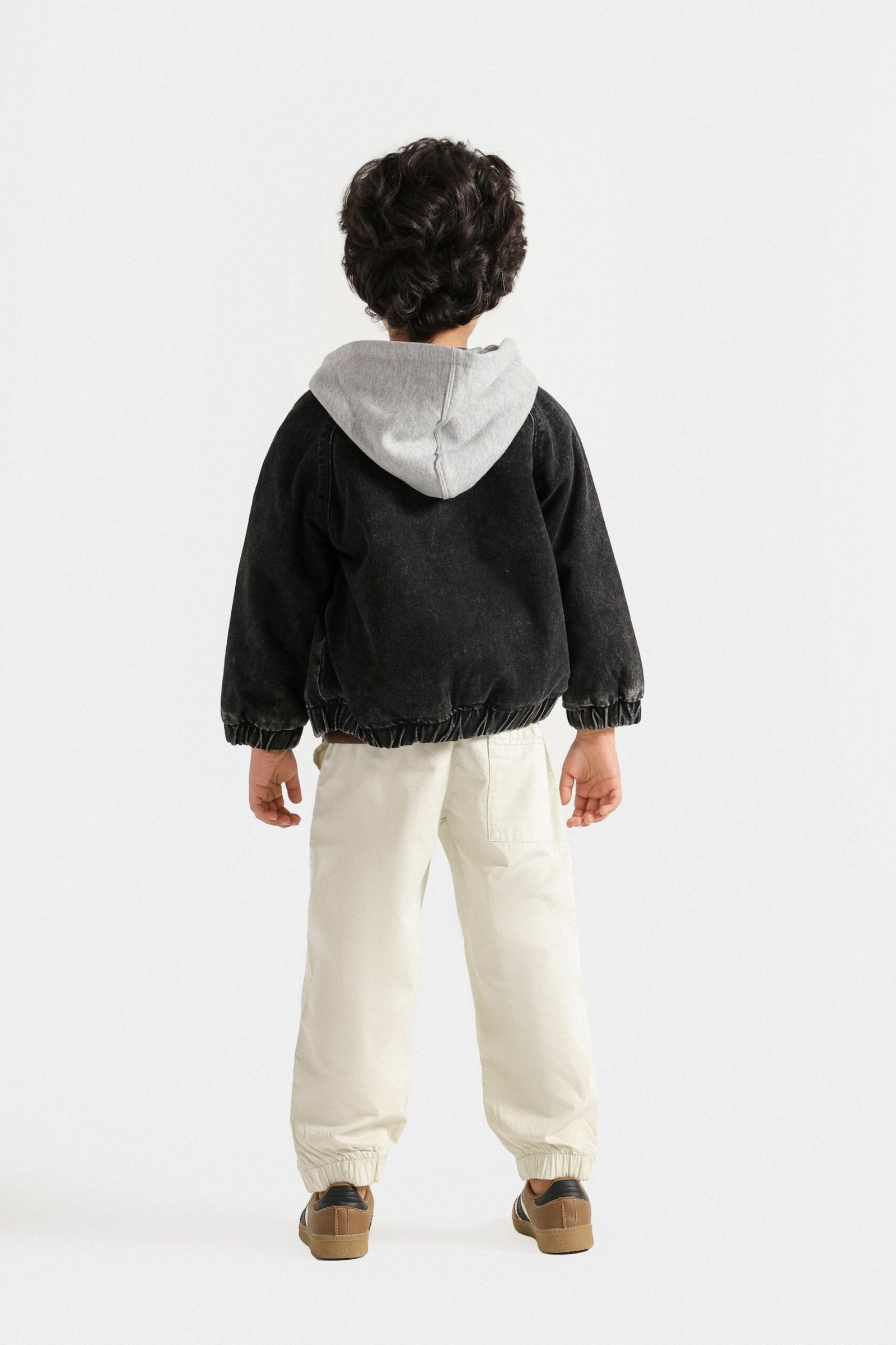 Denim Jacket With Hood - Image 6