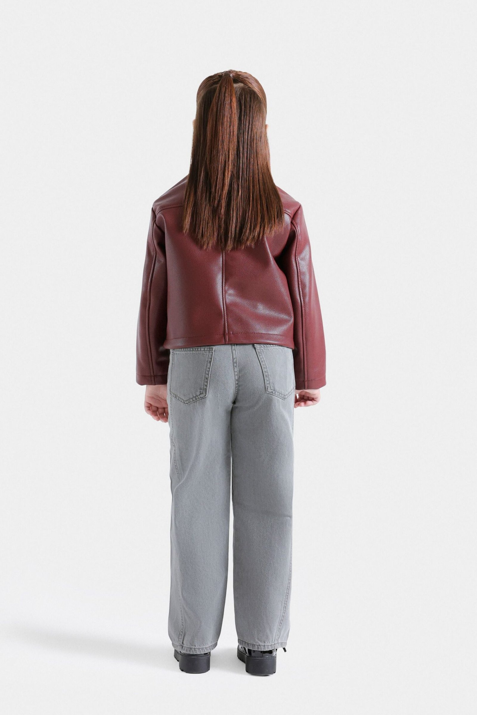 Faux Leather Jacket - Image 6