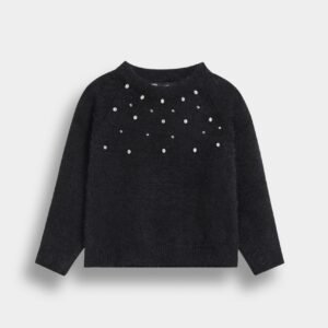 Embellished Raglan Sweater