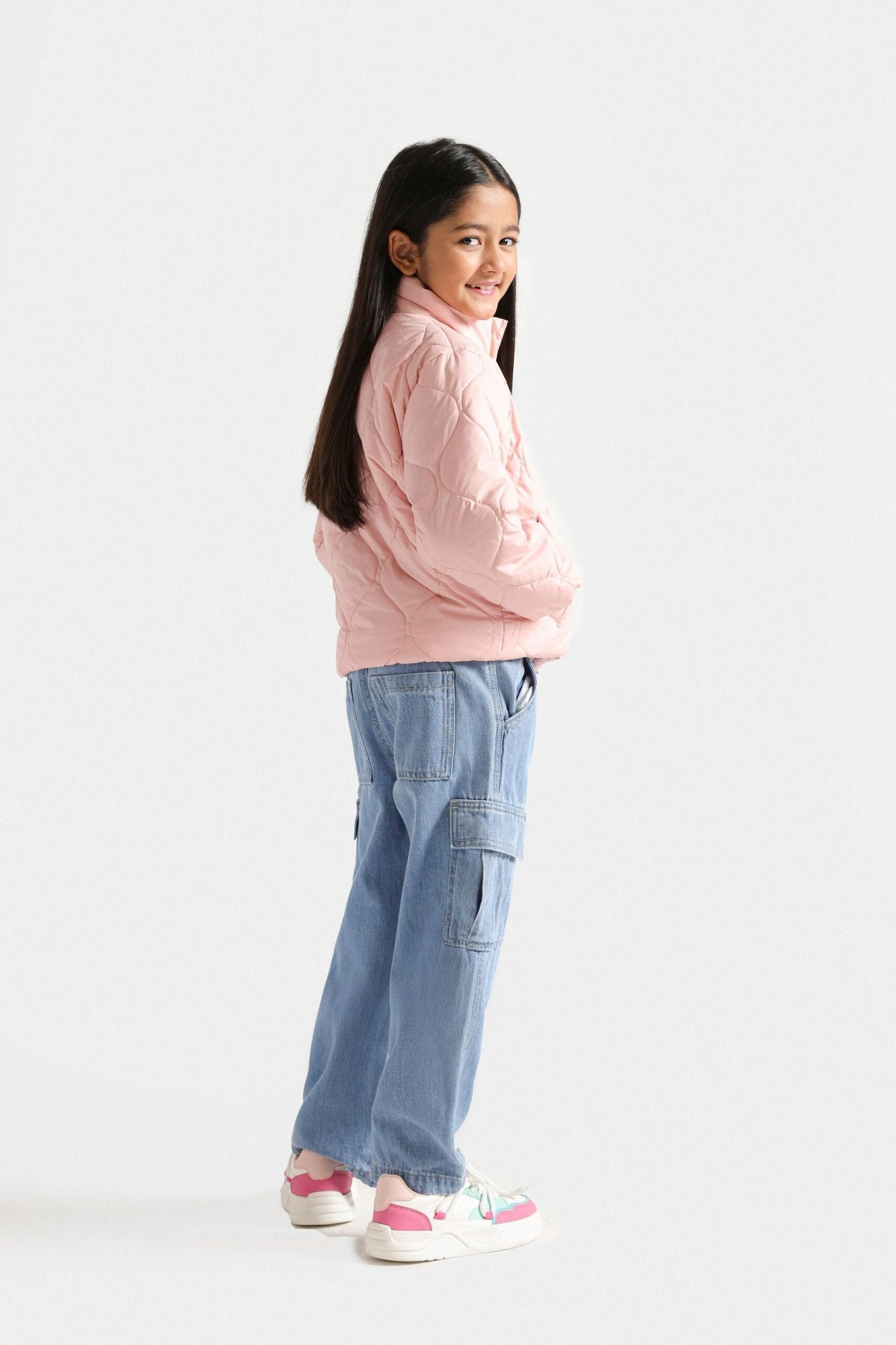 Cropped Quilted Puffer Jacket - Image 12