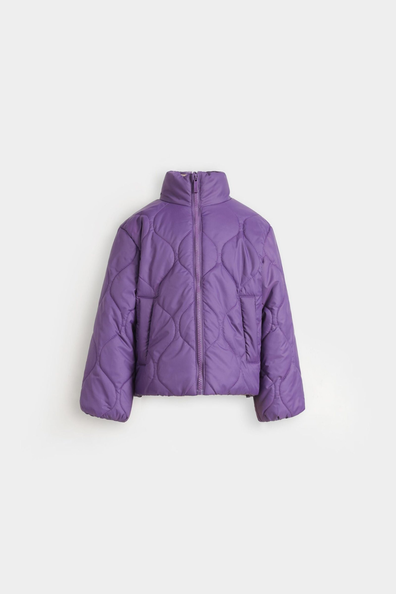 Cropped Quilted Puffer Jacket