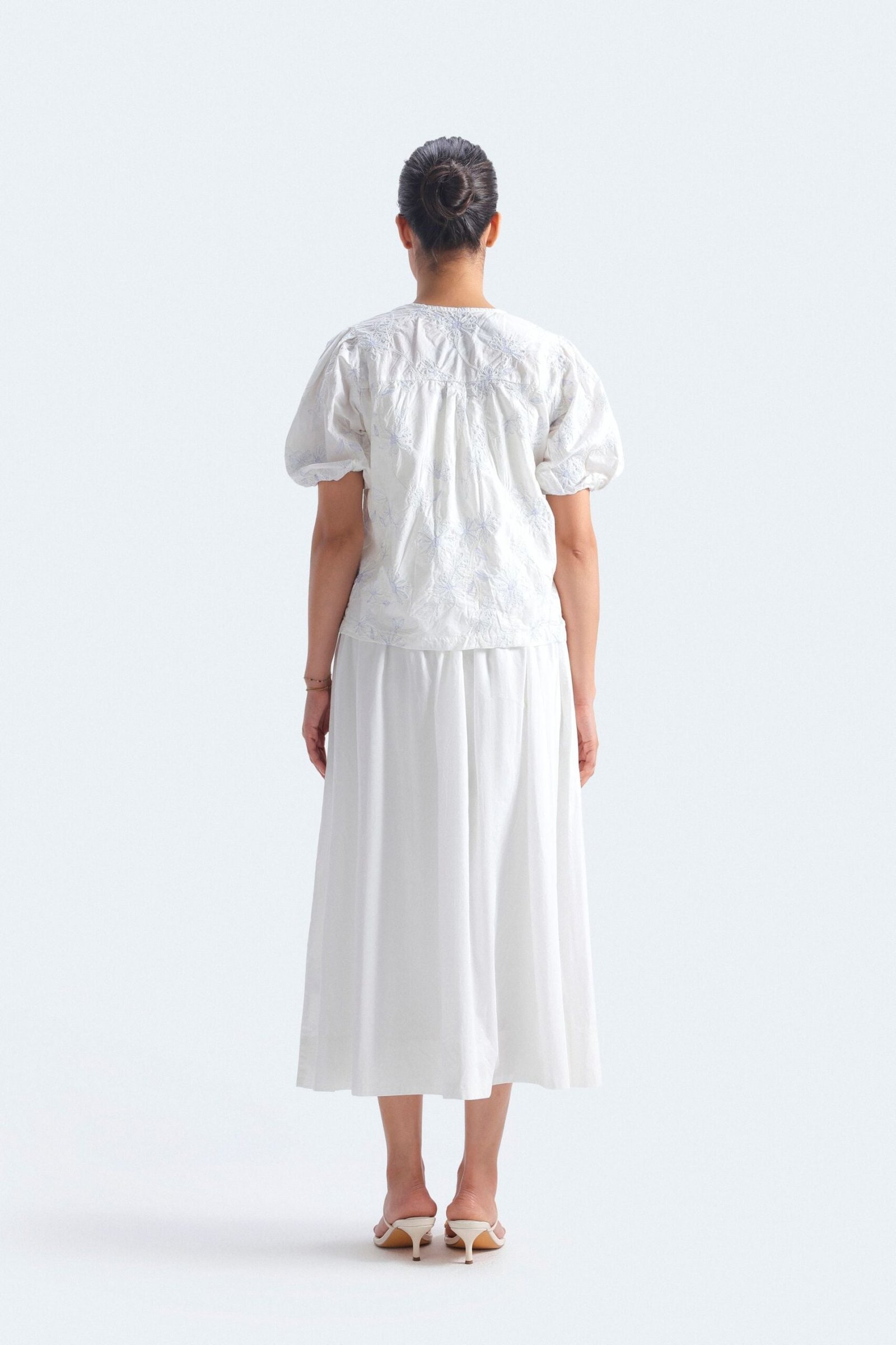 Poplin Midi Skirt - Image 4
