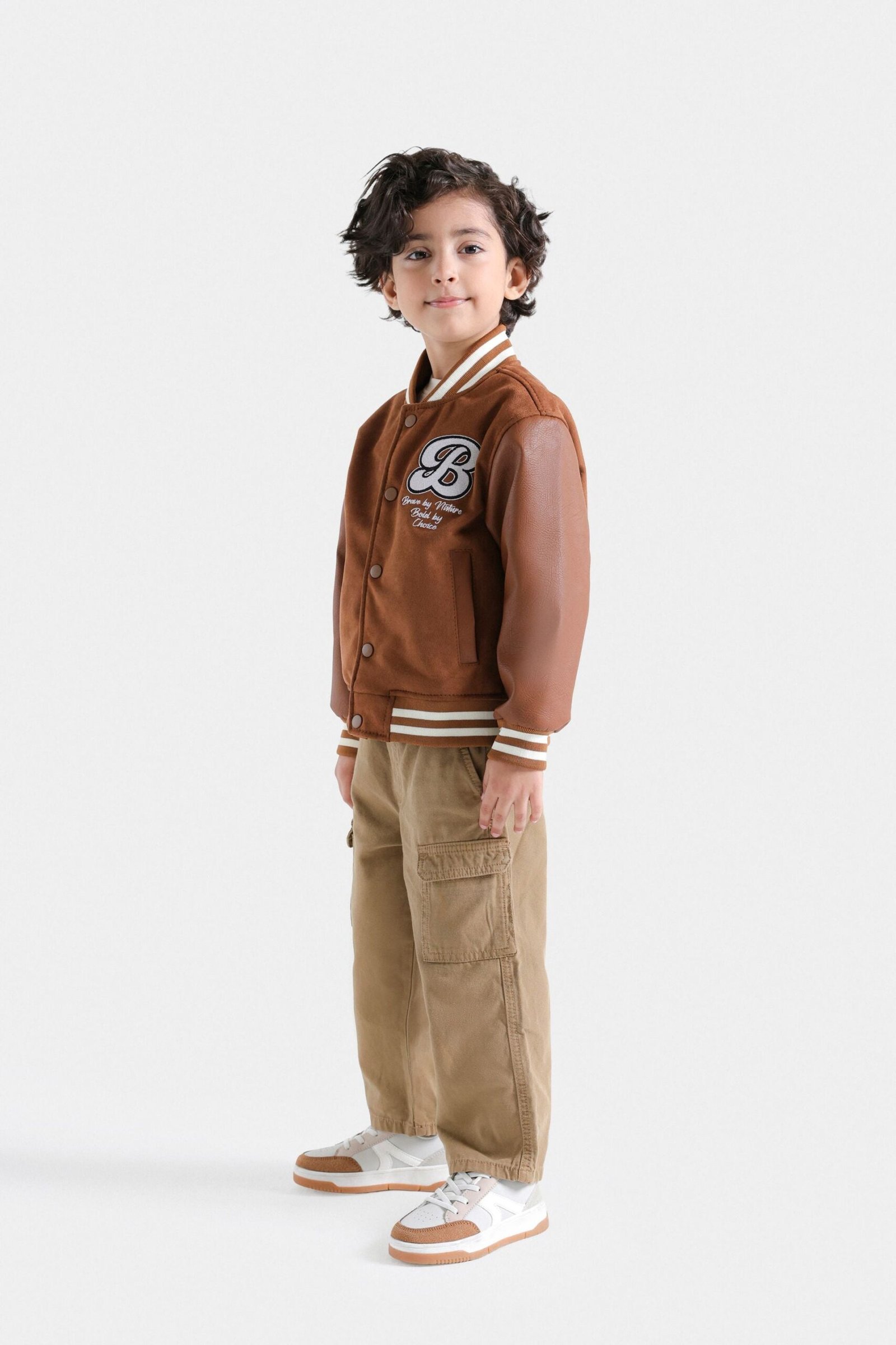 Suede Varsity Jacket - Image 5