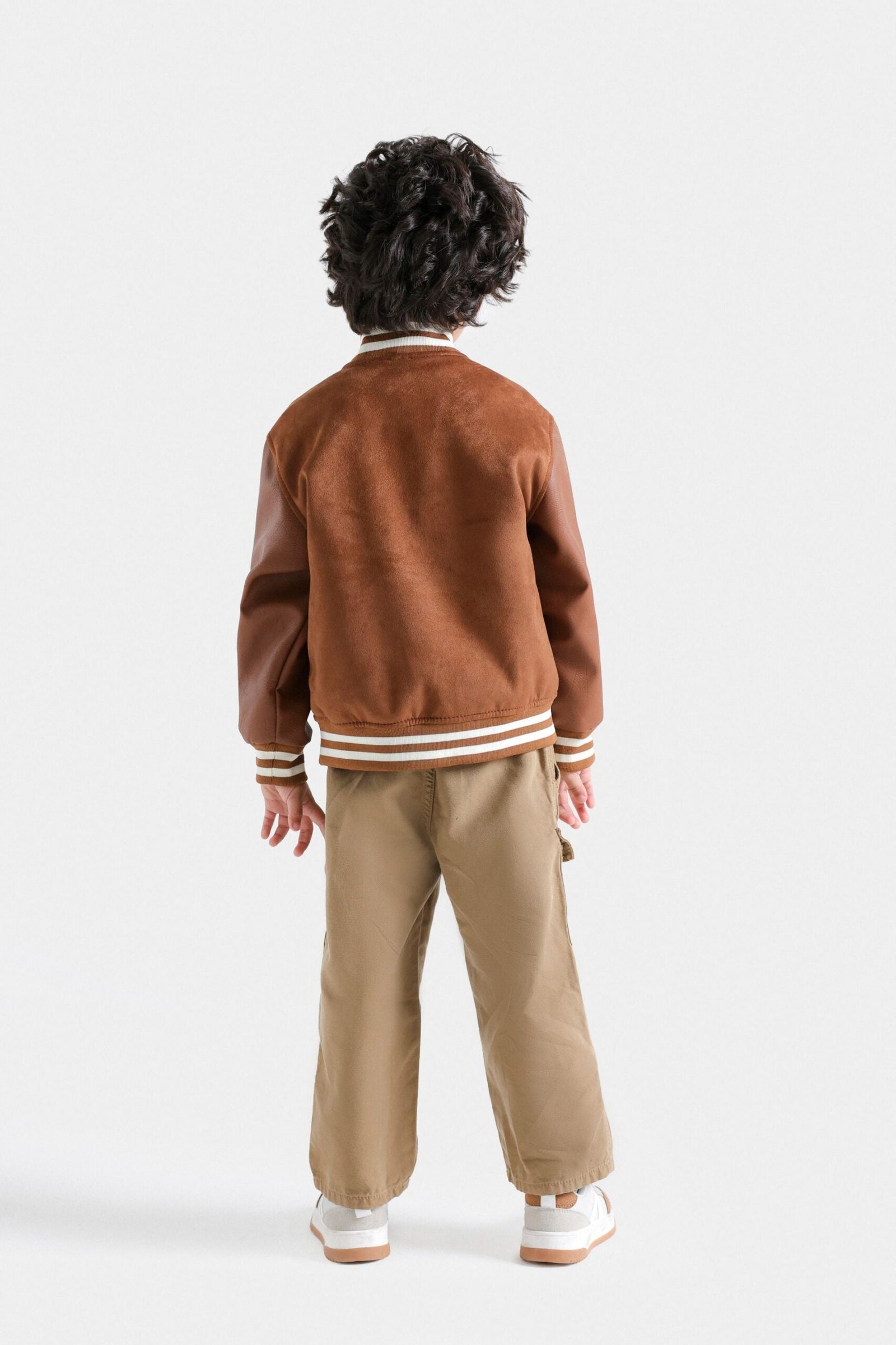 Suede Varsity Jacket - Image 6