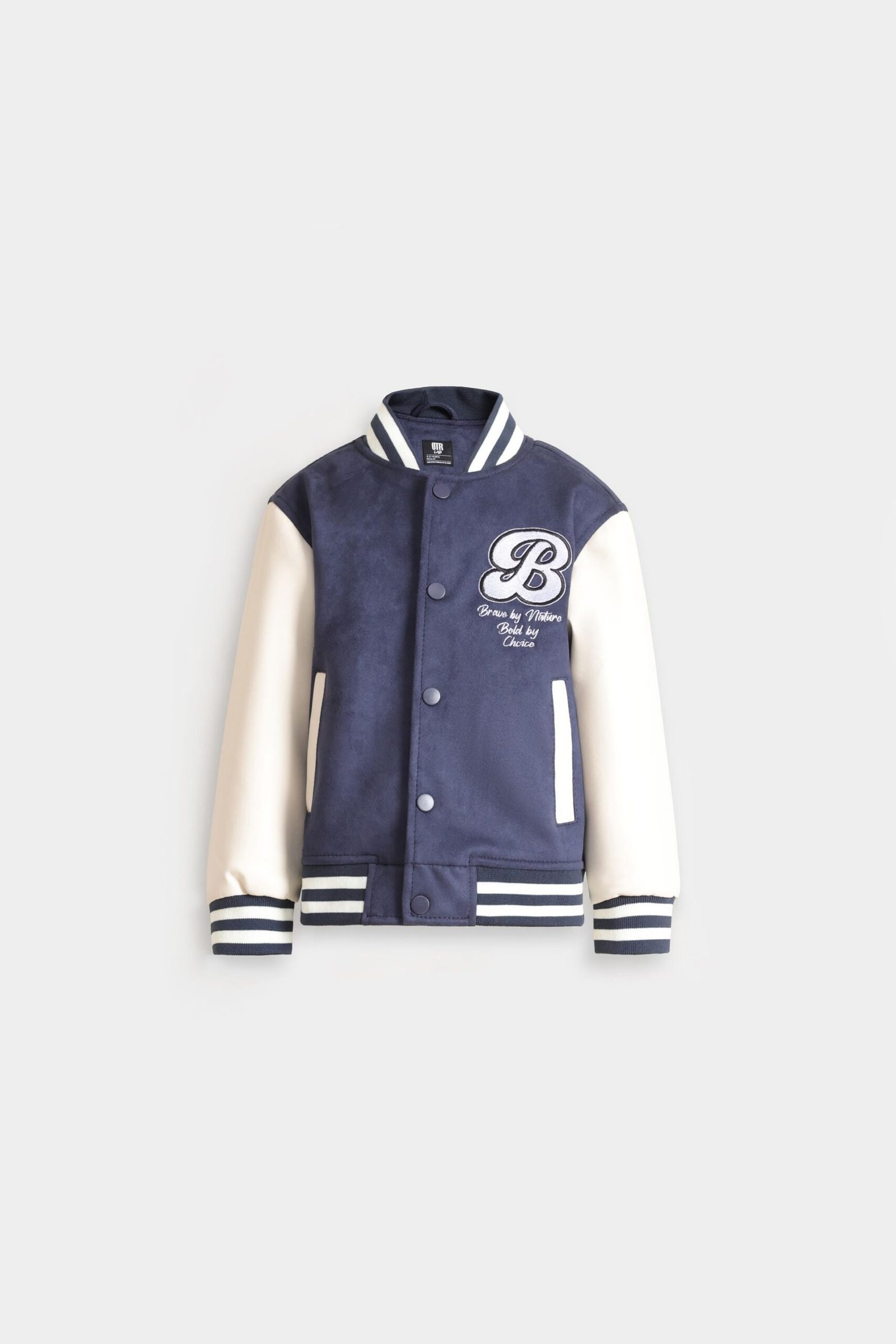 Suede Varsity Jacket - Image 7