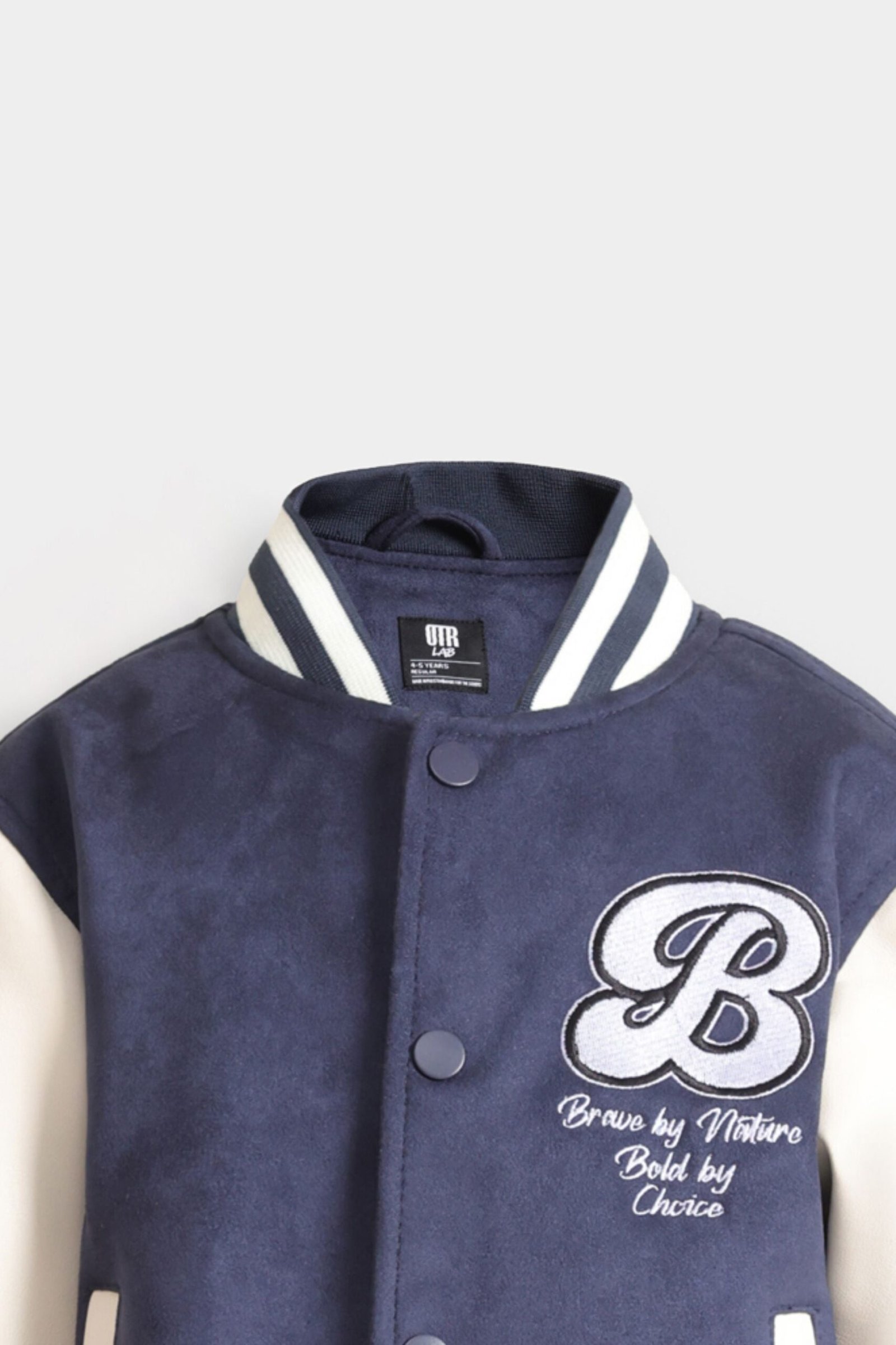 Suede Varsity Jacket - Image 8