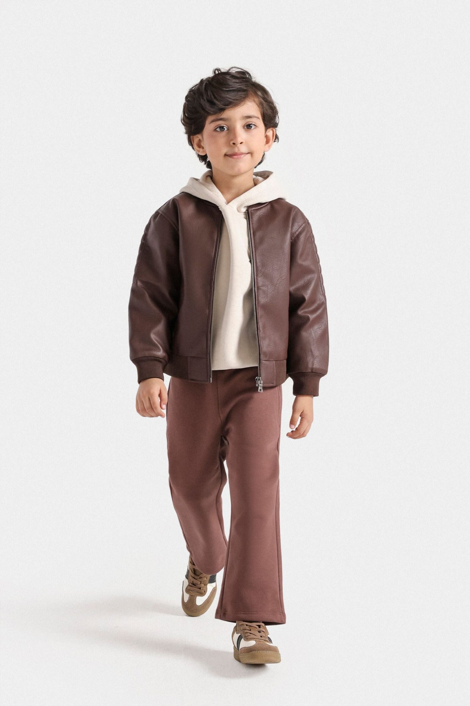 Faux Leather Jacket - Image 5
