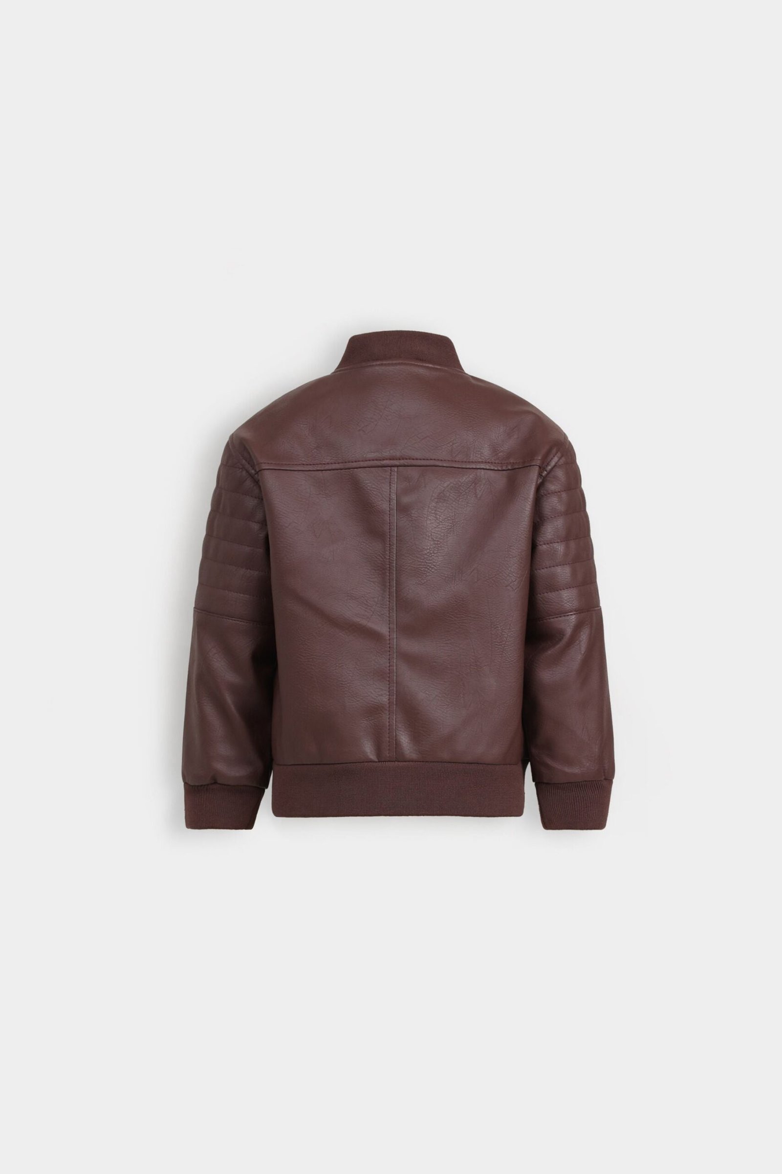 Faux Leather Jacket - Image 3