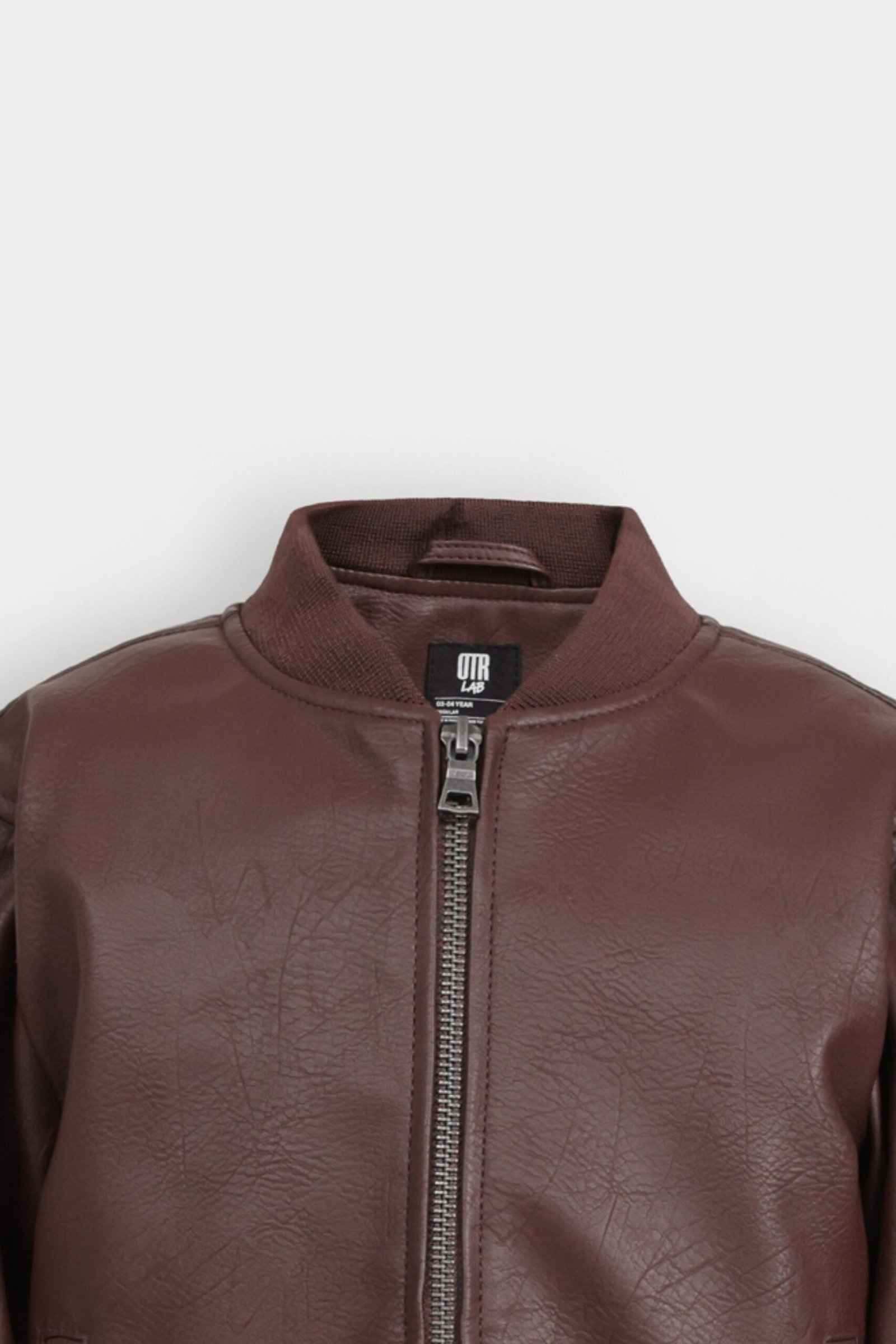 Faux Leather Jacket - Image 2