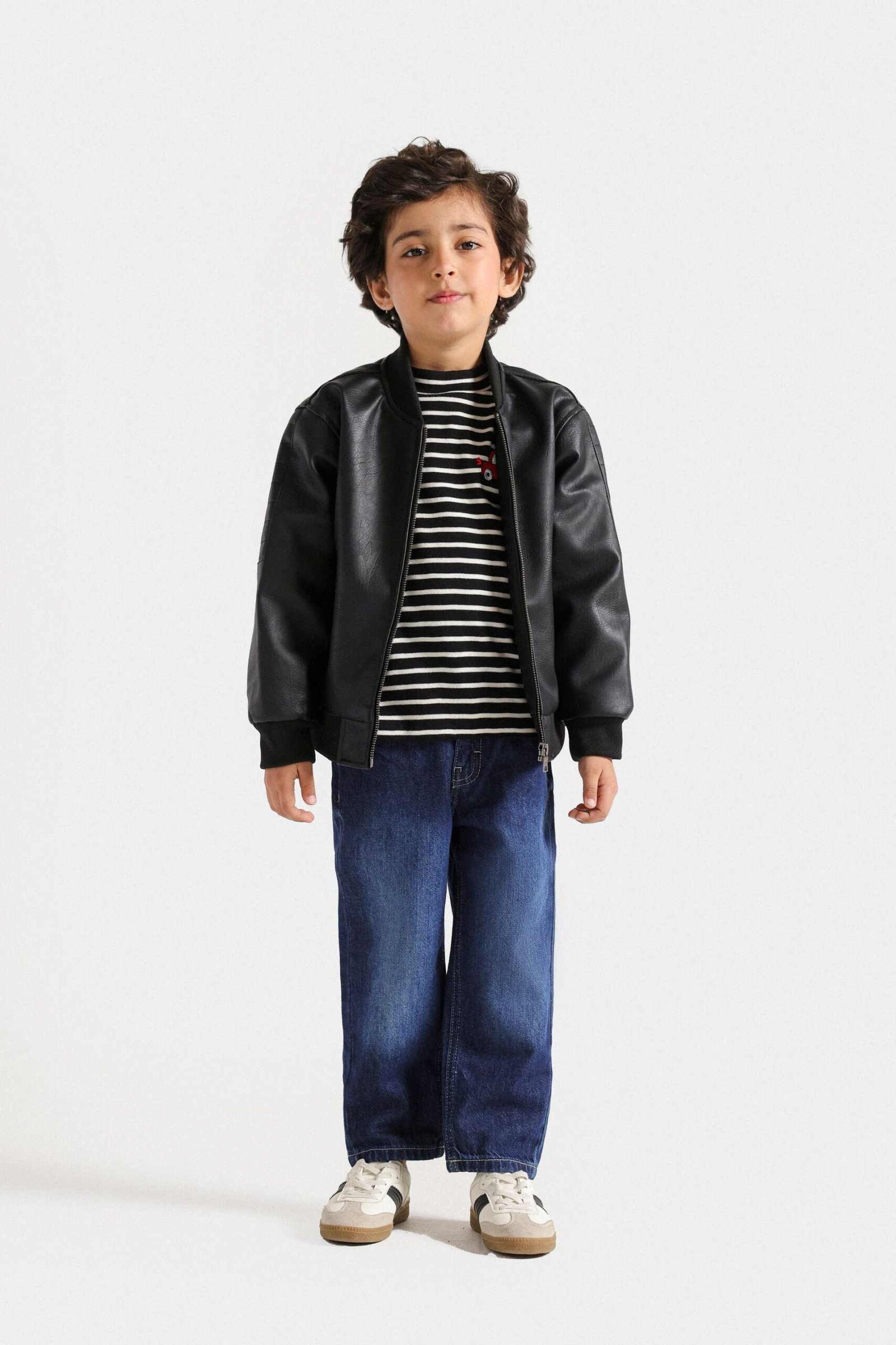 Faux Leather Jacket - Image 11