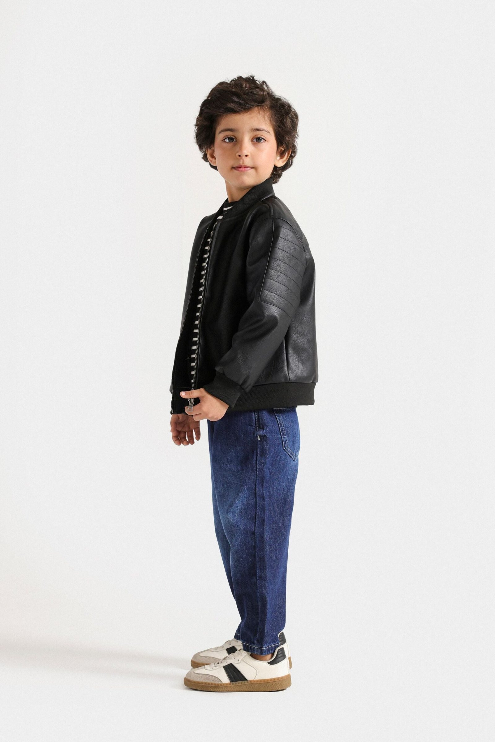 Faux Leather Jacket - Image 12