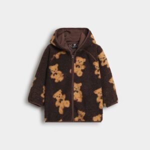 Teddy Bear Fur Zipper Jacket