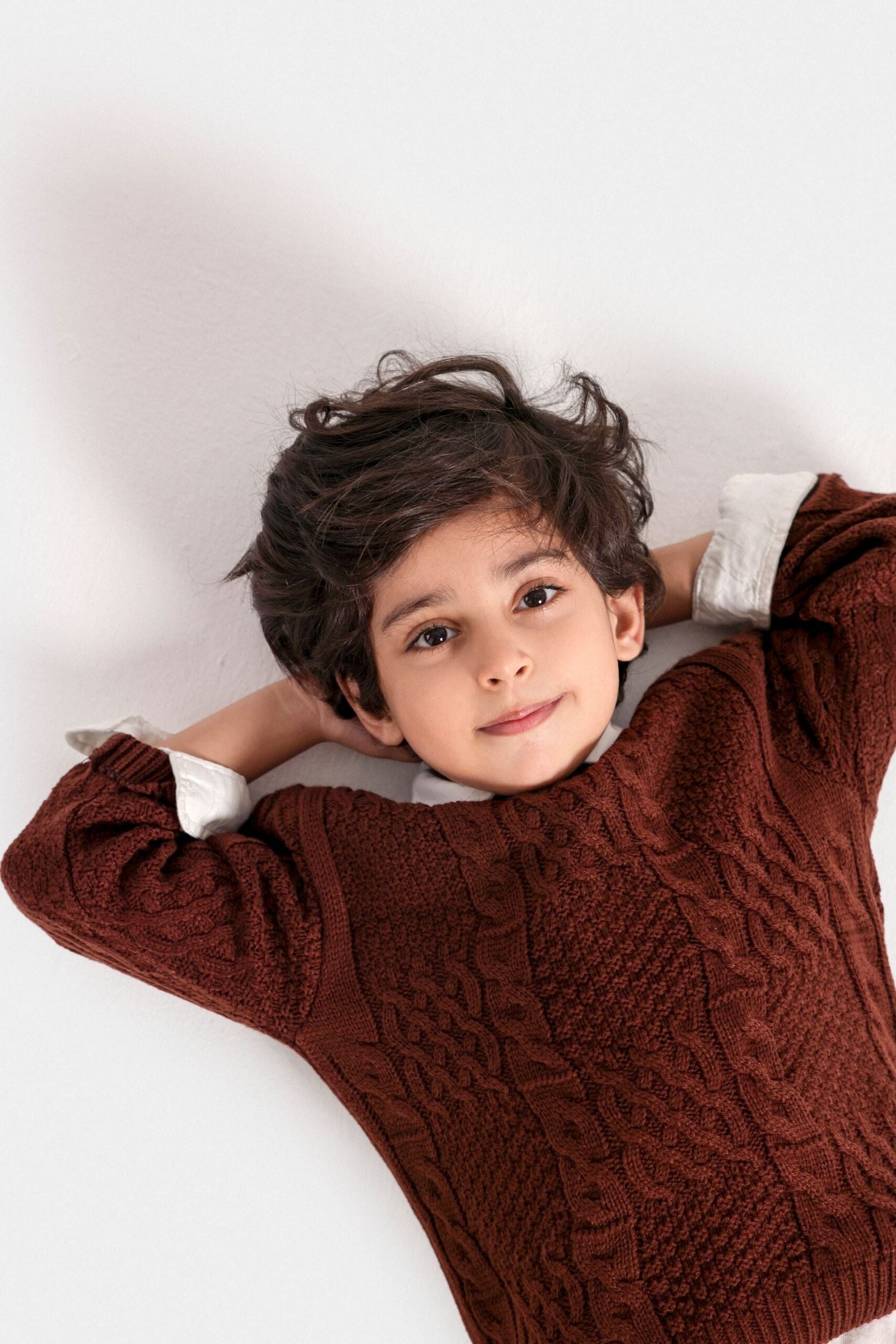 Basic Cable Knitted Sweater - Image 5