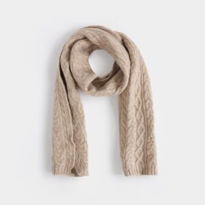 Cable Knitted Scarf