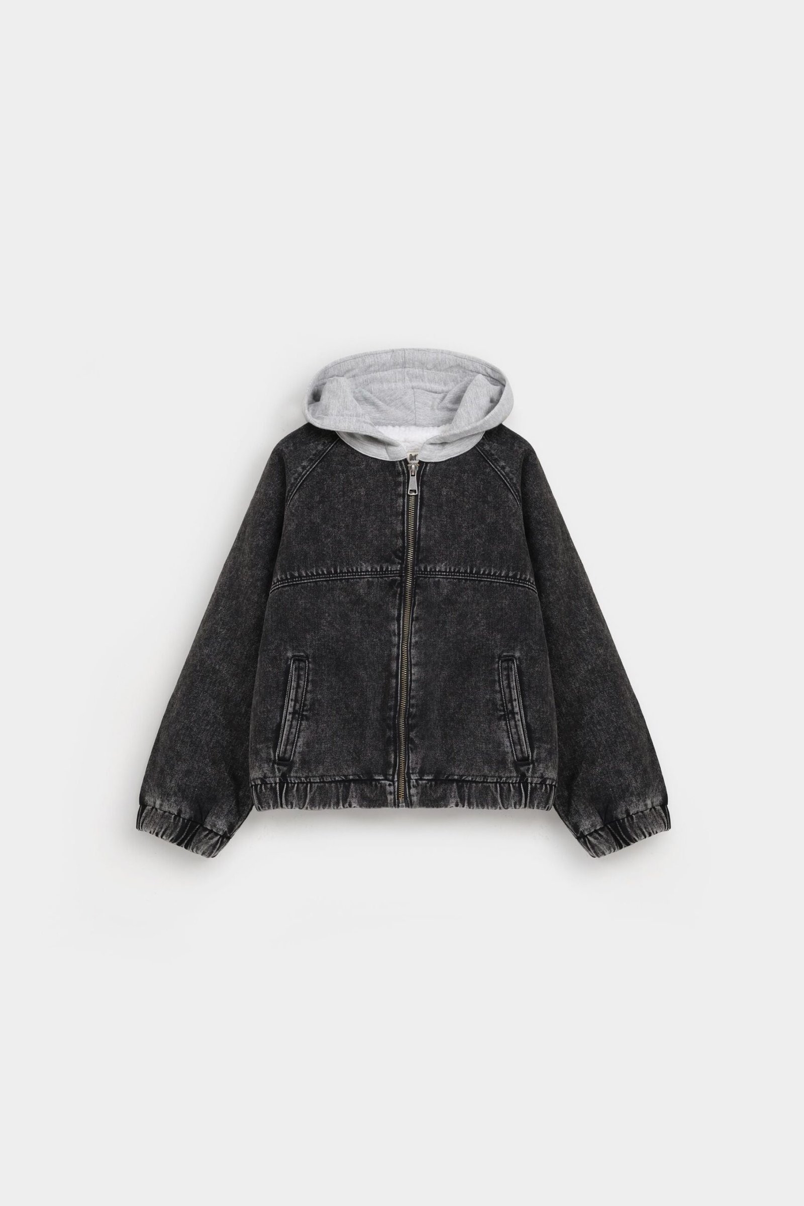 Denim Jacket With Hoodie