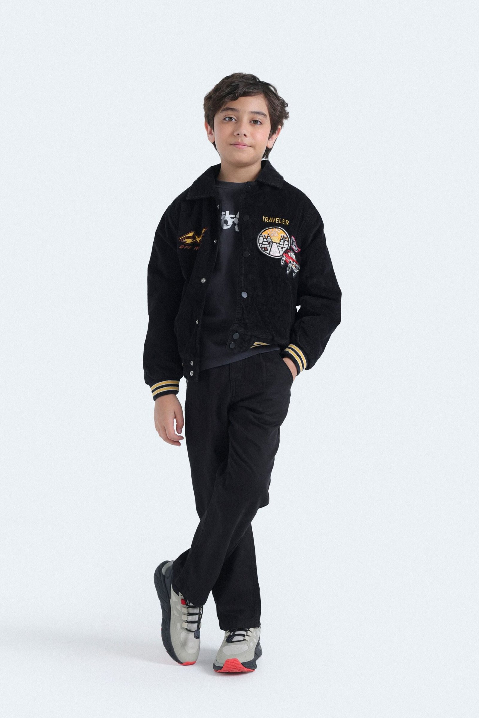 Corduroy Varsity Jacket - Image 4