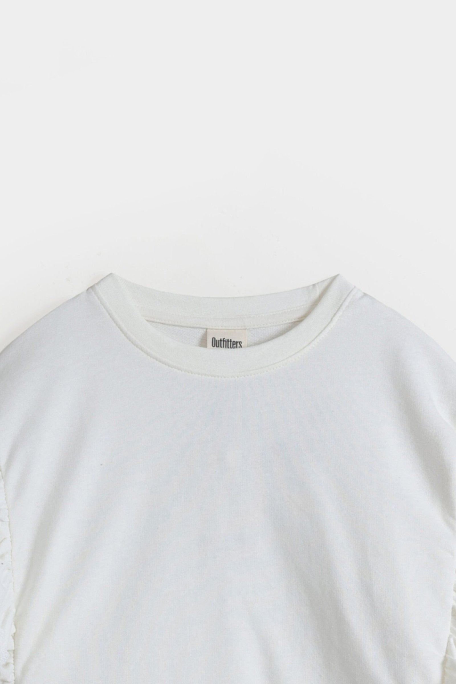Basic Sweatshirt With Frill Detail - Image 2