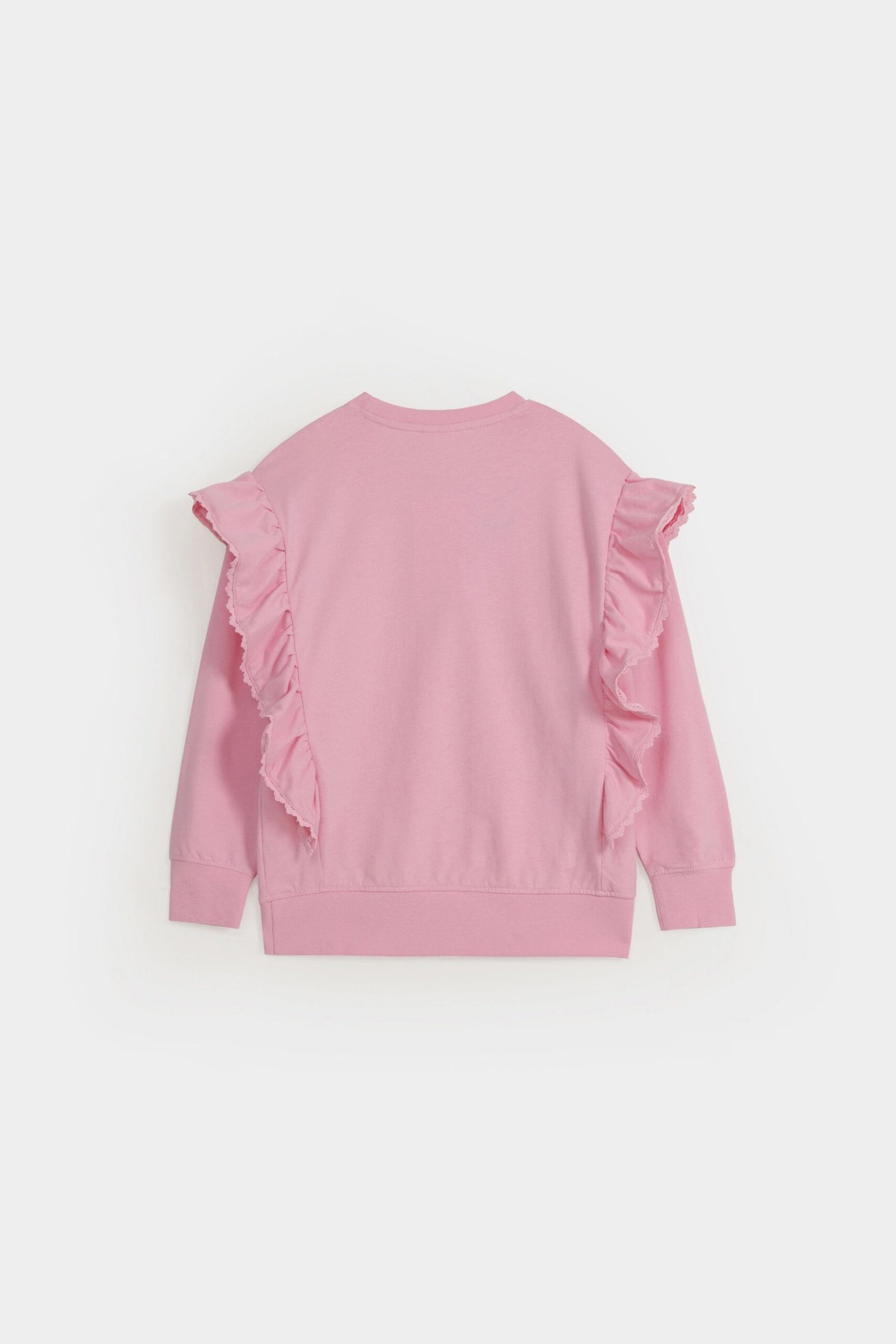 Basic Sweatshirt With Frill Detail - Image 8