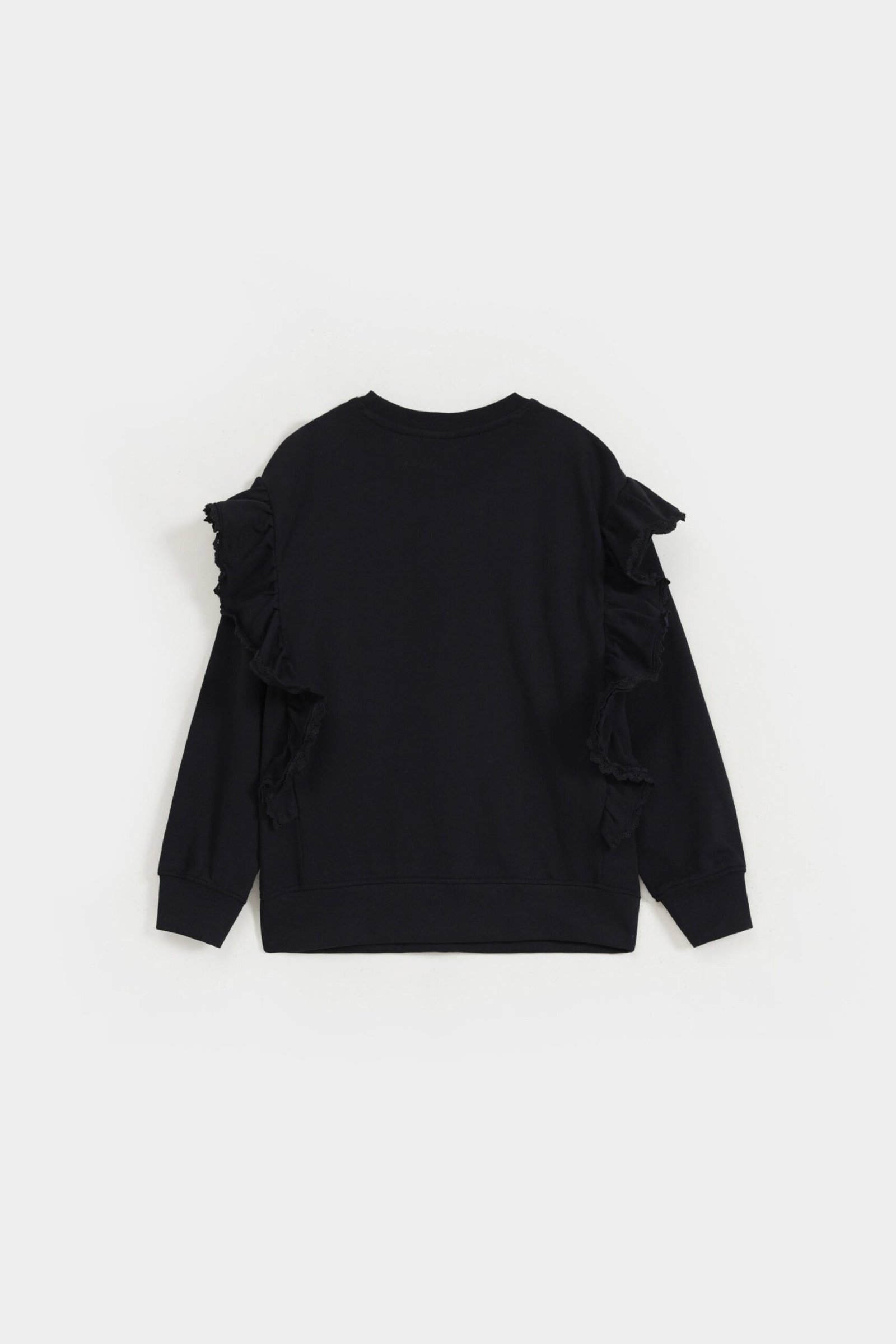 Basic Sweatshirt With Frill Detail - Image 13