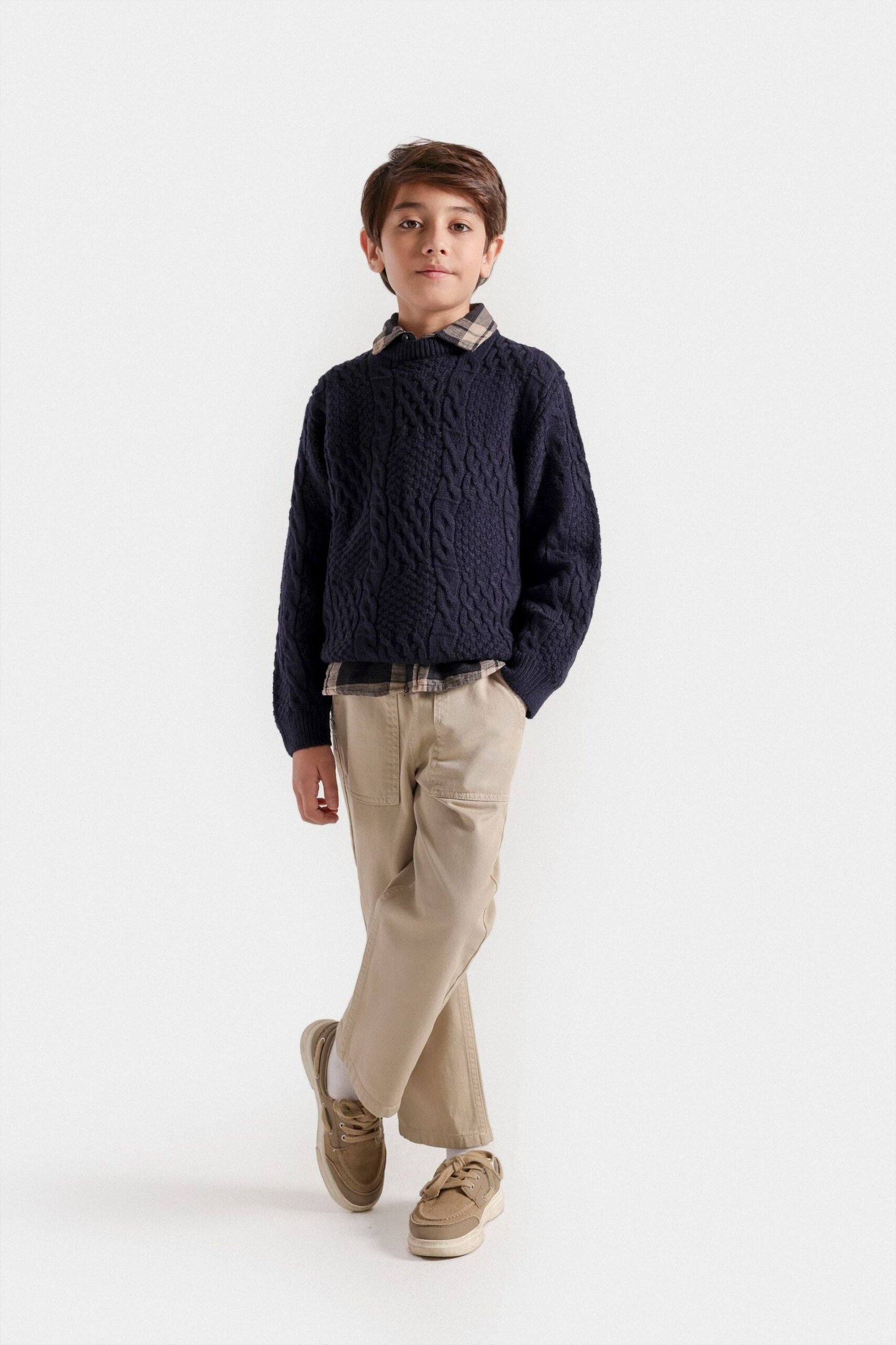 Cable Knit Sweater - Image 4