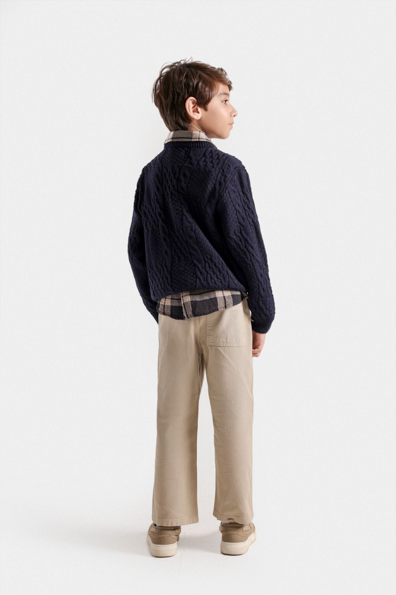 Cable Knit Sweater - Image 5