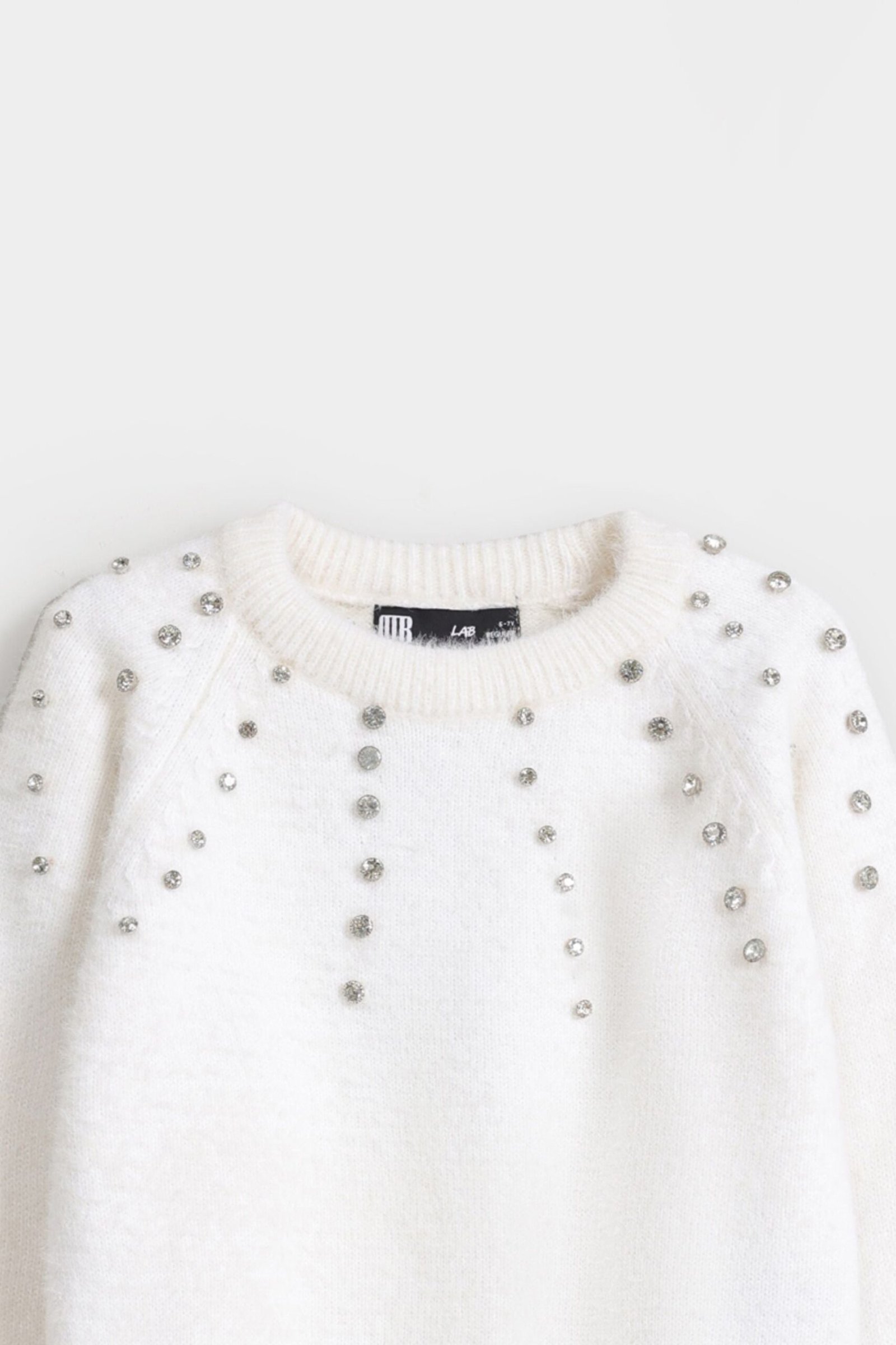 Embellished Mock Neck Sweater - Image 8