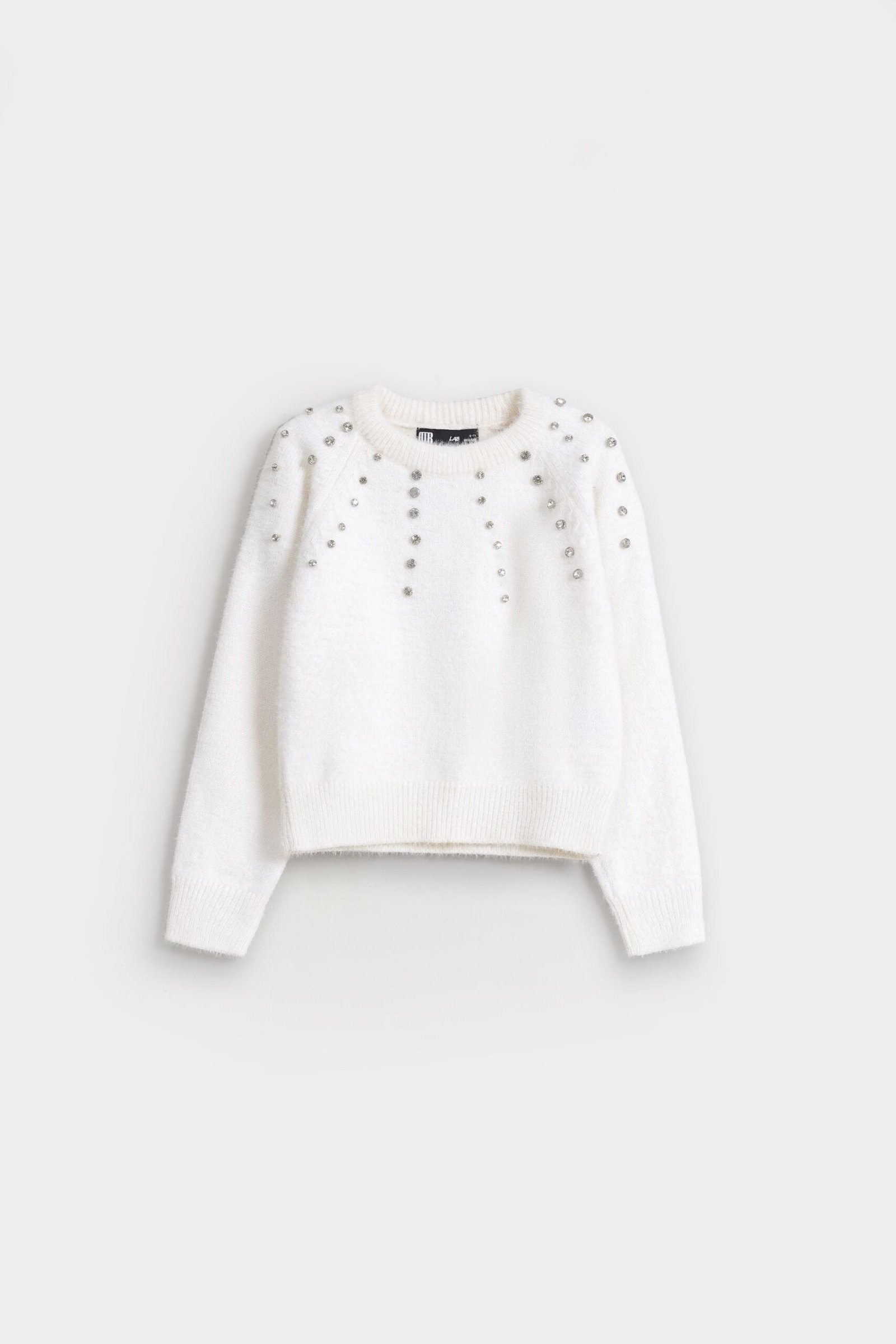 Embellished Mock Neck Sweater - Image 7