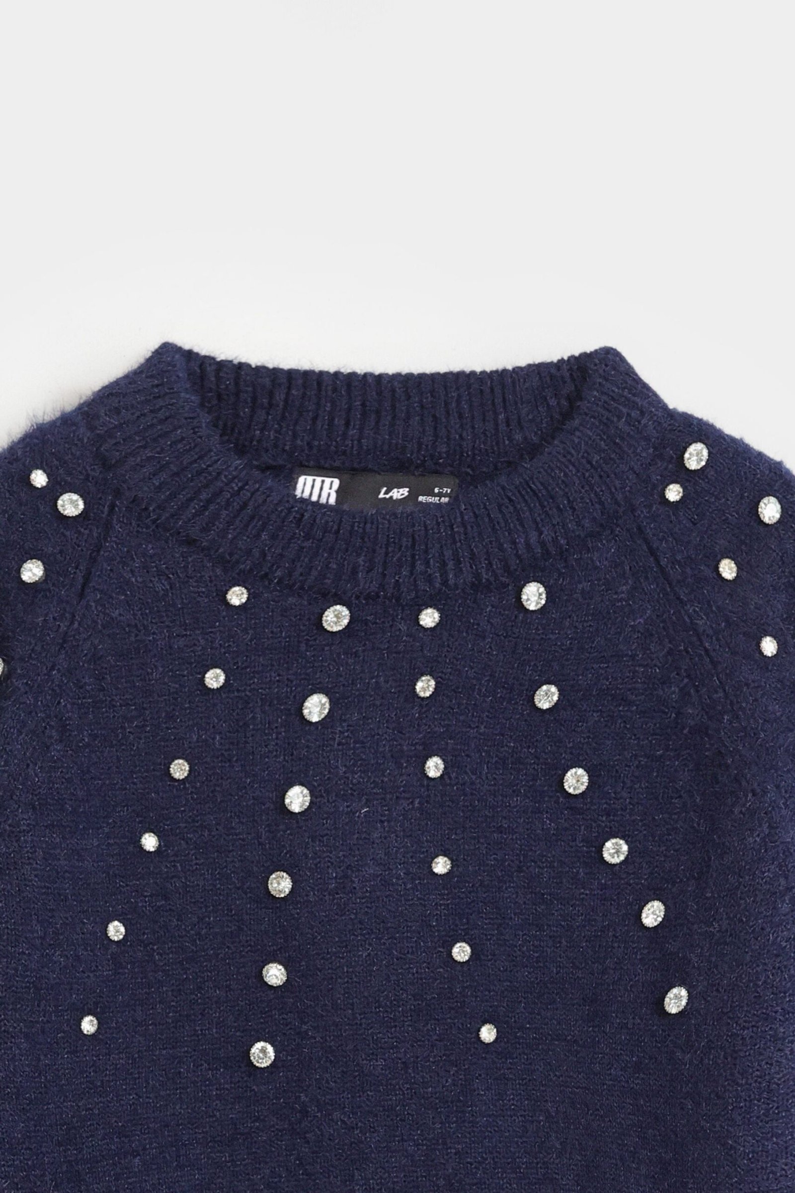 Embellished Mock Neck Sweater - Image 2