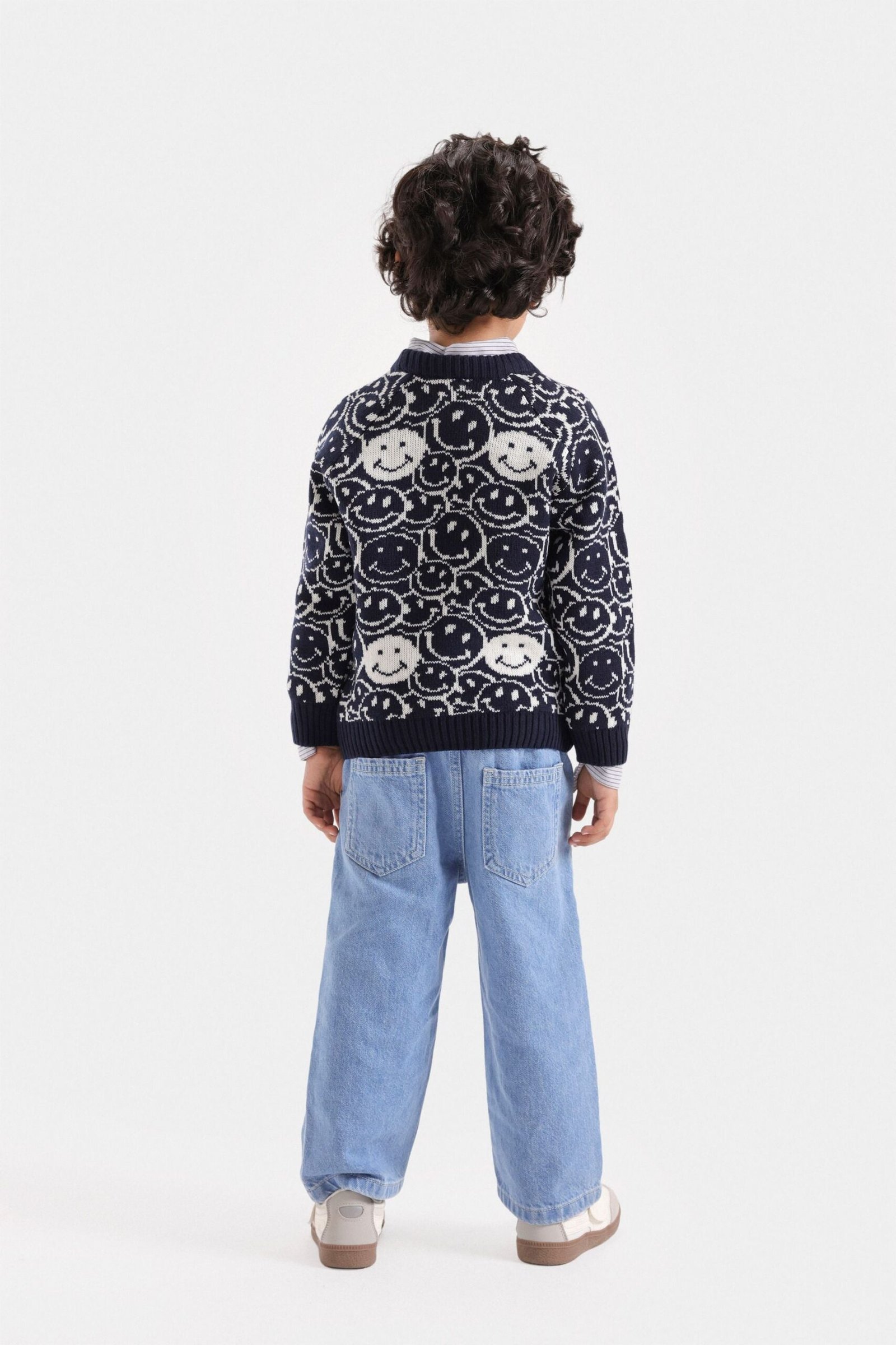 Smiley Face Knitted Sweater - Image 6