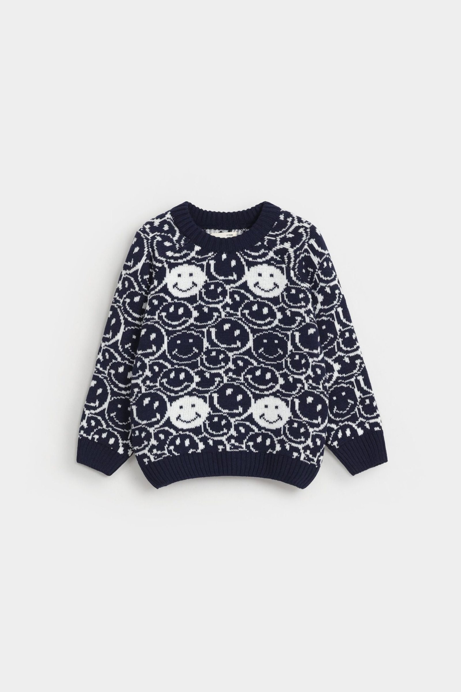 Smiley Face Knitted Sweater