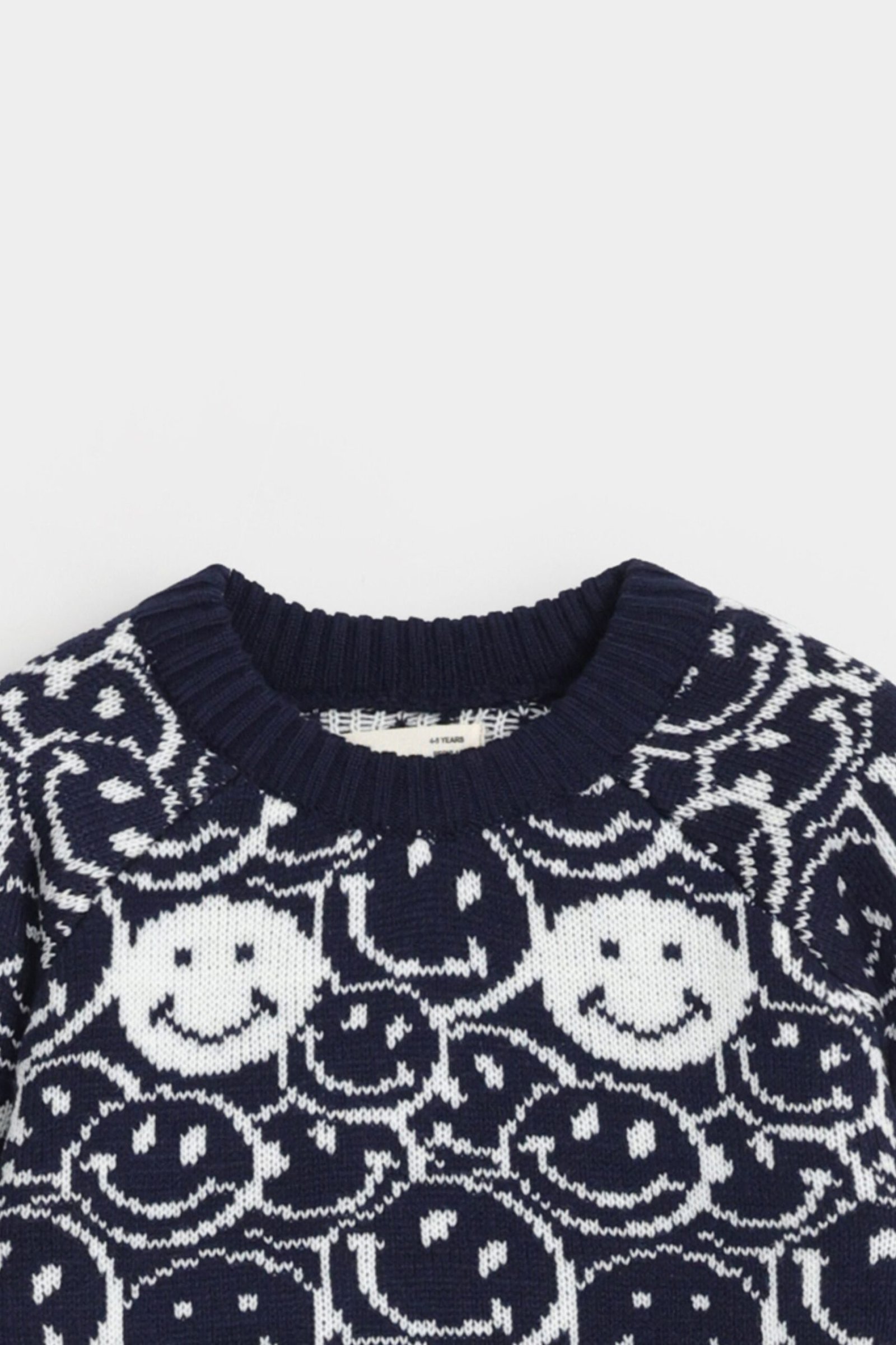 Smiley Face Knitted Sweater - Image 2