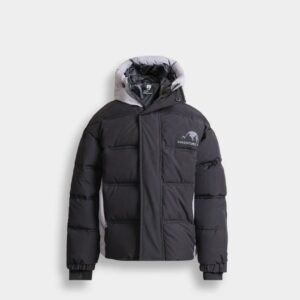 Quilted Puffer Jacket With Hood