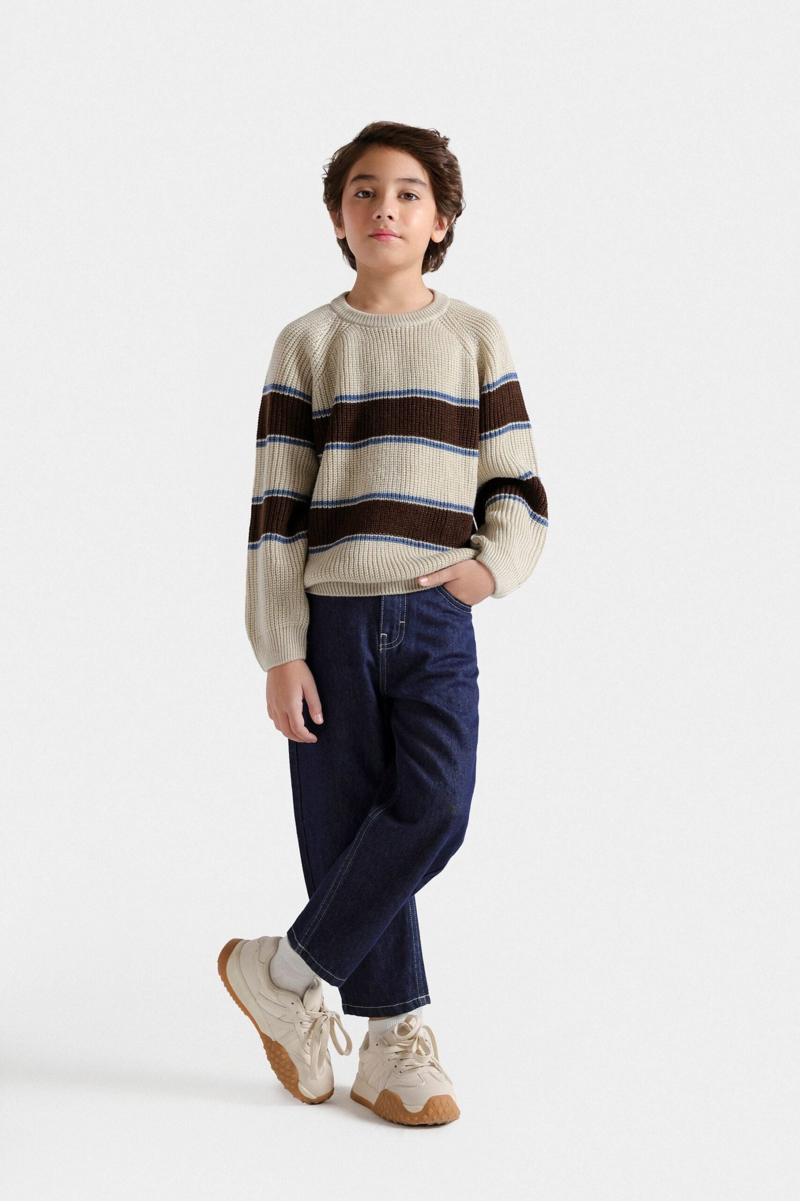 Raglan Striped Sweater - Image 4
