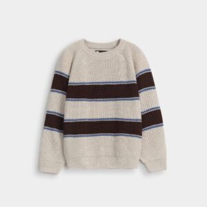 Raglan Striped Sweater