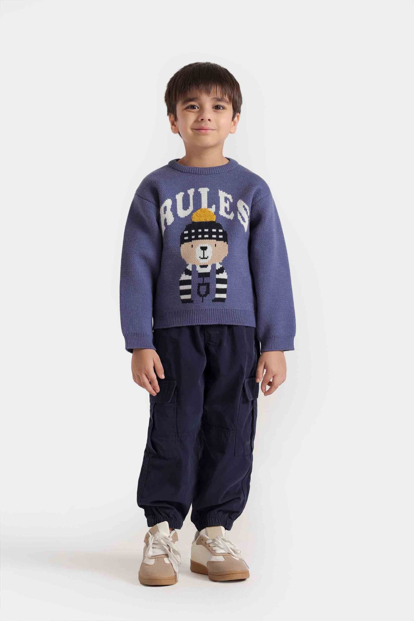 Jacquard Graphic Sweater - Image 4