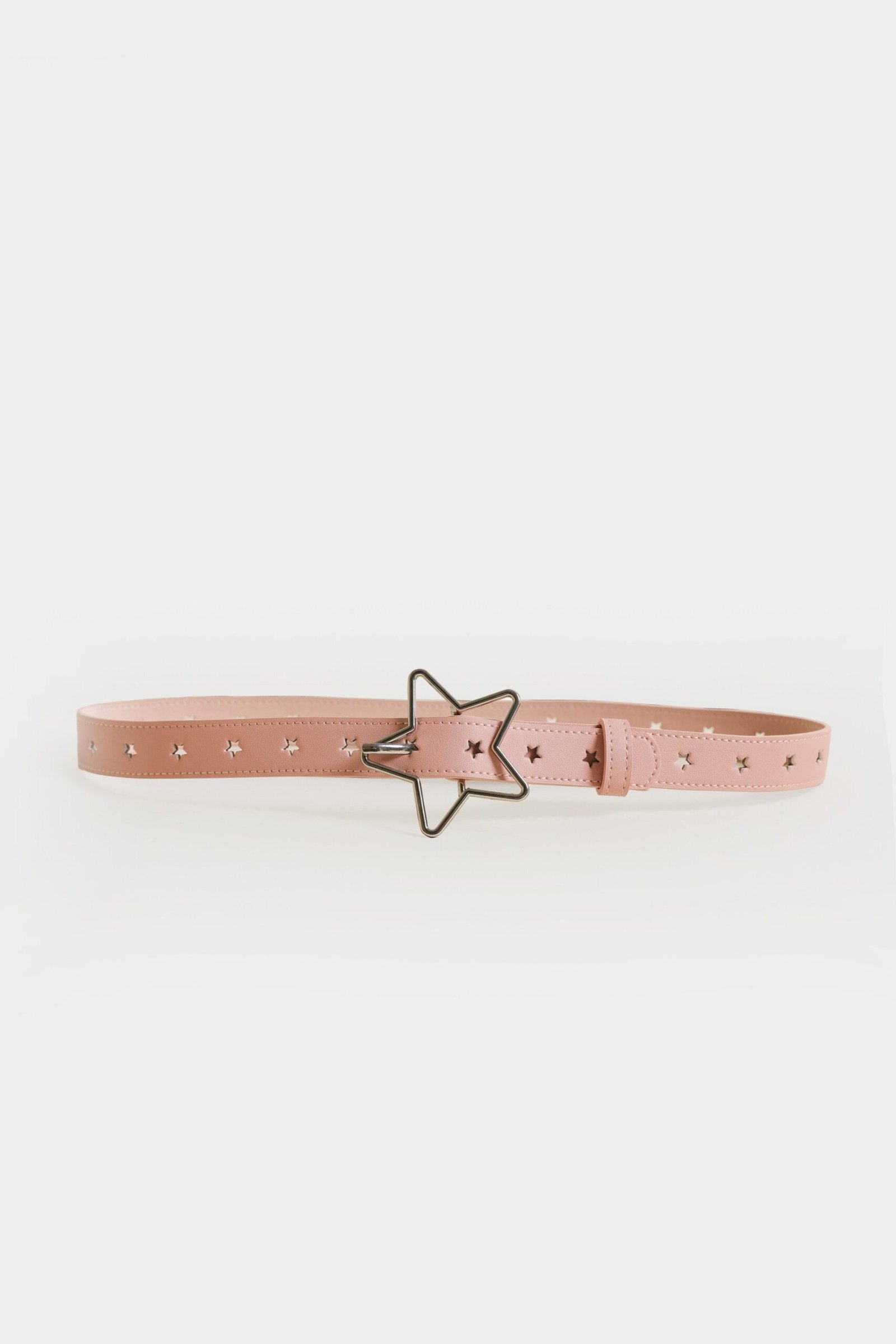 Metallic Star Buckle Belt