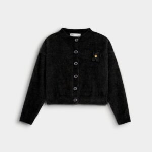 Sweater With Flower Crochet